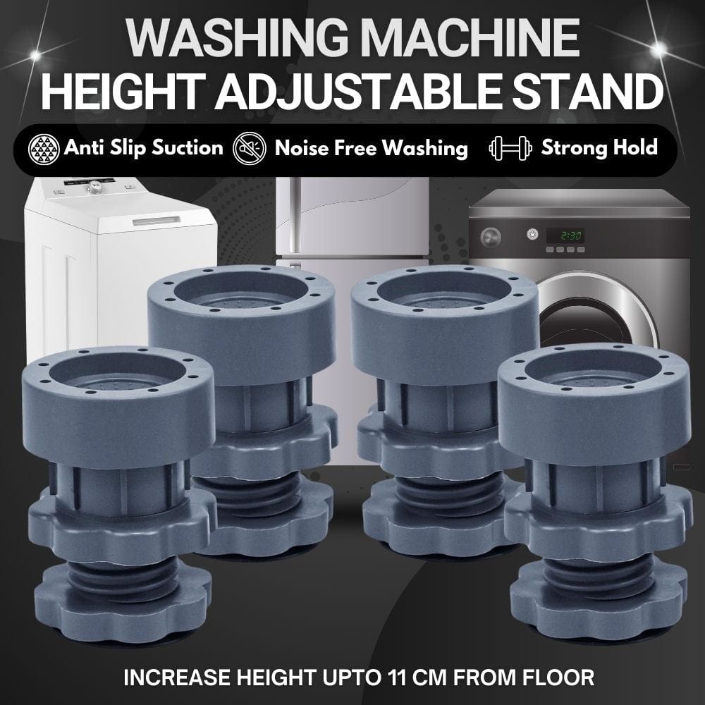 Vibrofixio™️Washing Machine Adjustable Height Footpads (Pack Of 4)